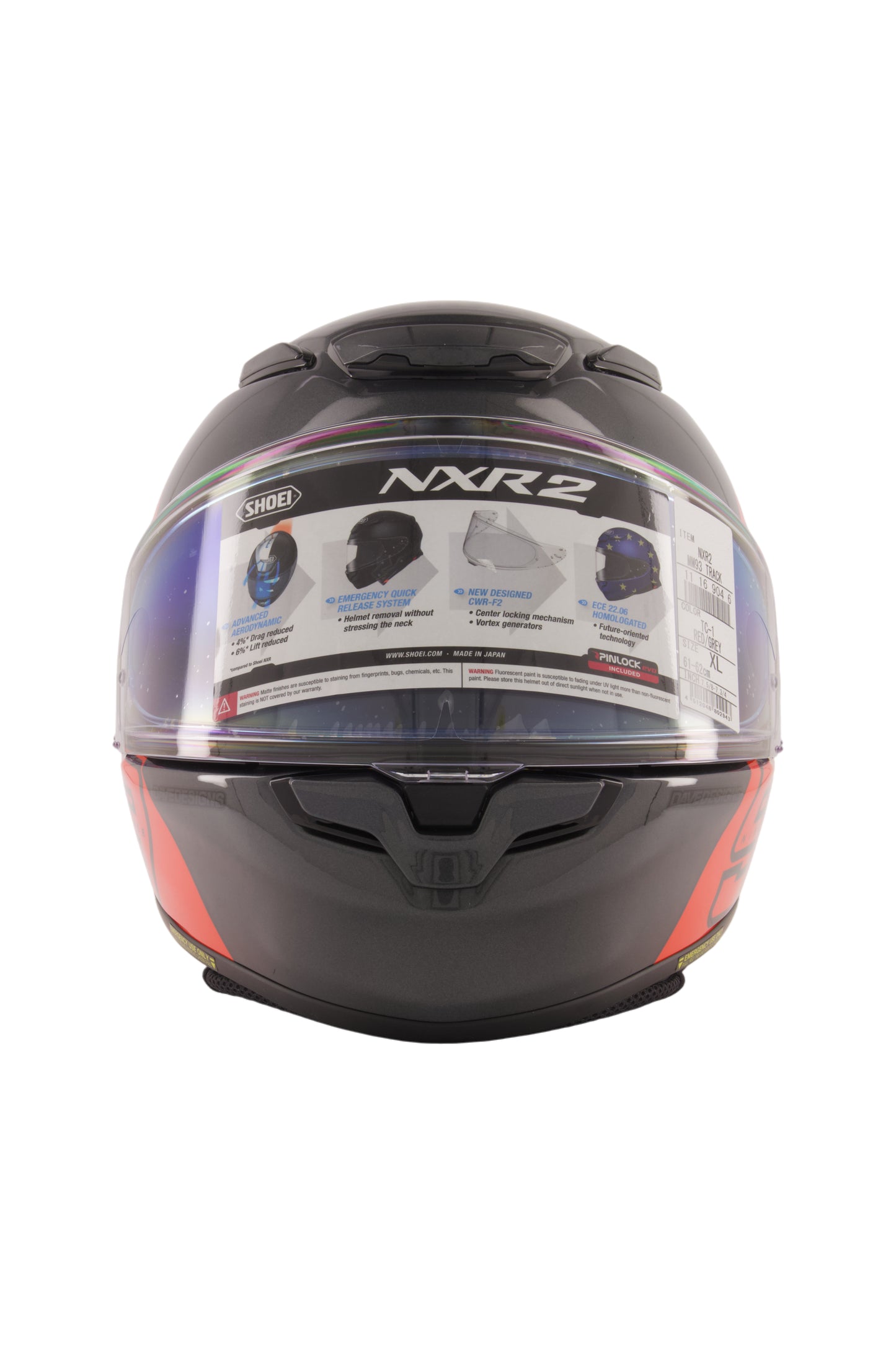 Shoei NXR 2 MM93 Collection Track TC-1-Integralhelm