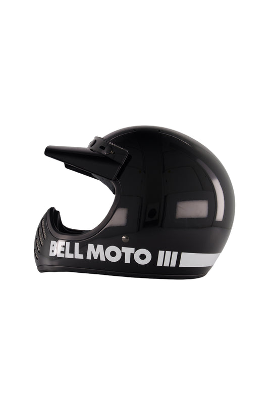 Bell Moto-3 Classic Black-Crosshelm